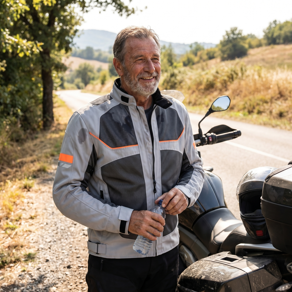 Blouson de moto respirant