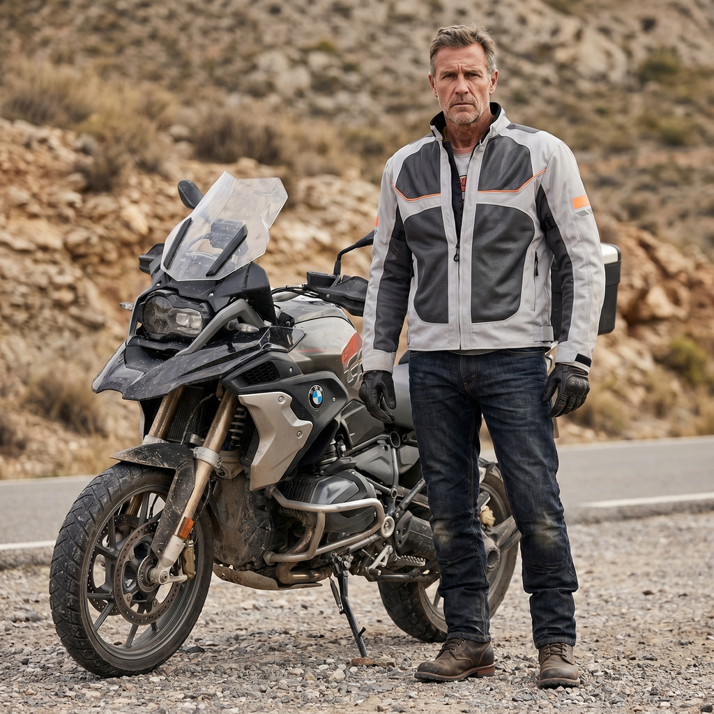 Blouson de moto respirant