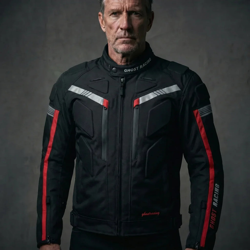 Men’s Reinforced Waterproof Motorcycle Jacket