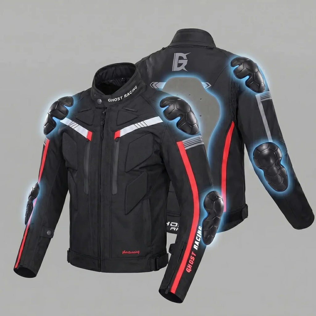 Men’s Reinforced Waterproof Motorcycle Jacket