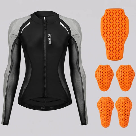 EKON Women’s Armored Breathable Motorcycle Jacket