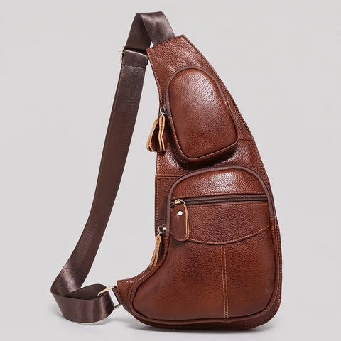 EKON RouteSling Leather Crossbody Bag