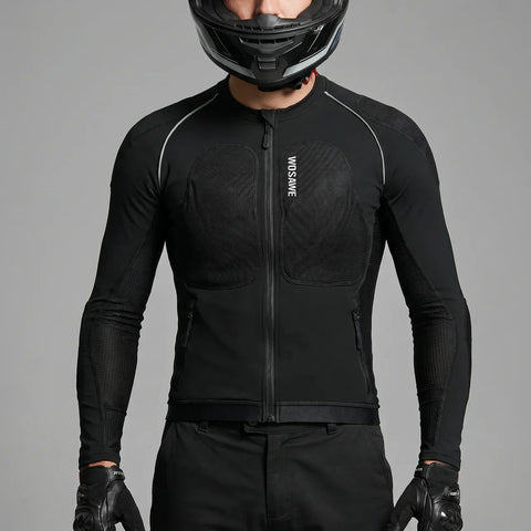 EKON Men’s Armored Breathable Motorcycle Jacket